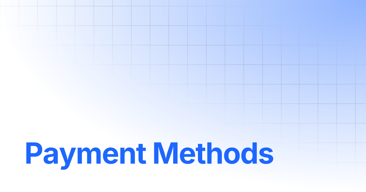 Payment Methods | EN | iyzico