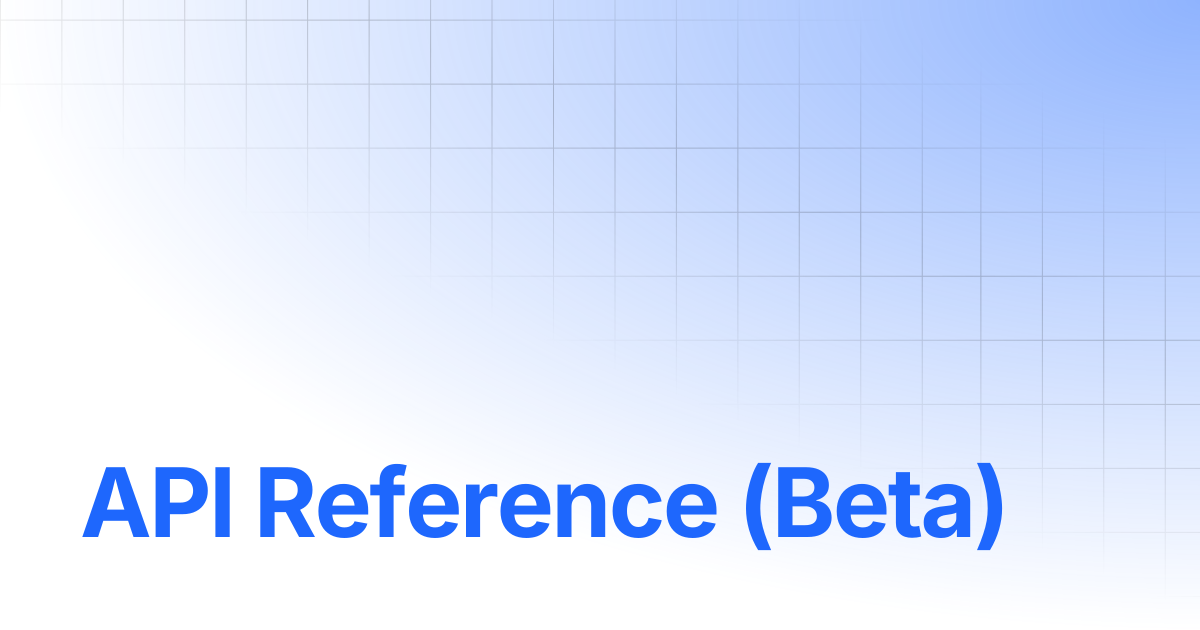 API Reference (Beta) | iyzico